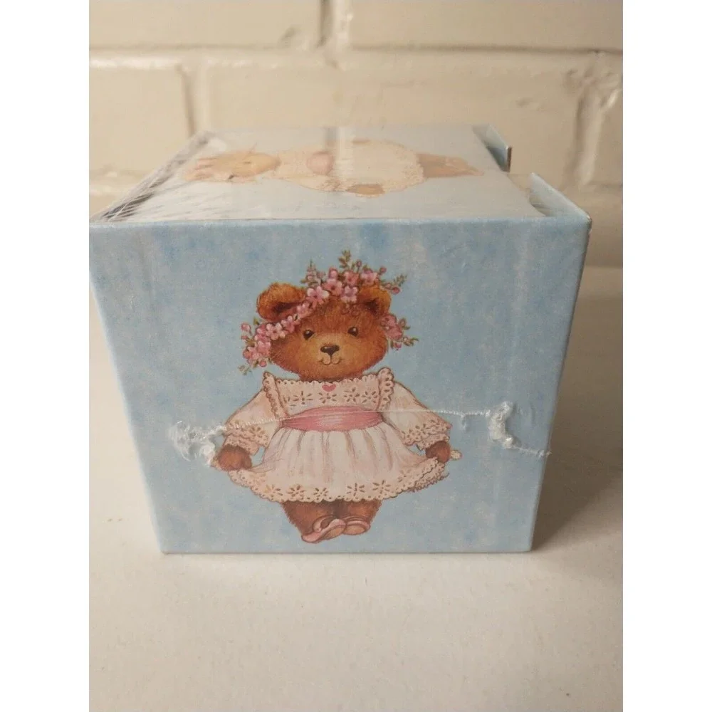 Bear Memo Cube Mini Telephone Address Book Vintage